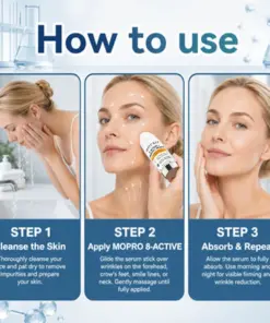 MOPRO® 8-ACTIVE • LONGEVITY INFUSION-Dual MiniProtein & Cellular Antioxidant Solid Serum Stick