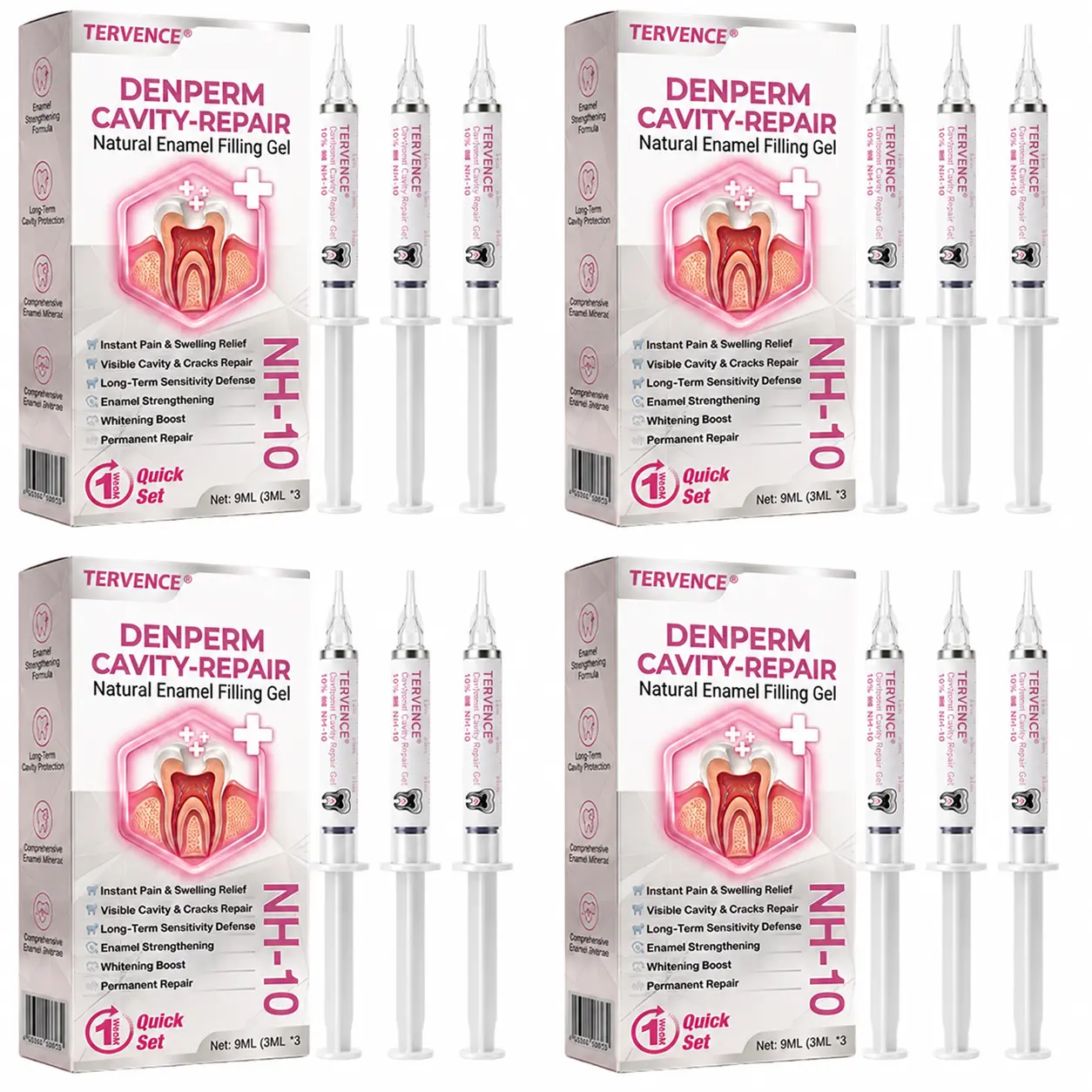 TERVENCE® Cavity-Repair Natural Enamel Filling Gel